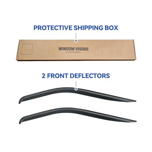 Window Visors Rain Guards for 2014 (2014-2026 Ford Transit)