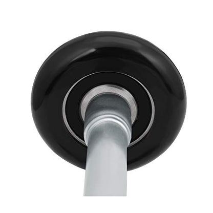10 Pack Black 2" Nylon Garage Door Roller 4" Stem (10 Pack / Black)