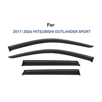Window Visors Rain Guards for 2011 (2011-2026 Mitsubishi Outlander Sport)