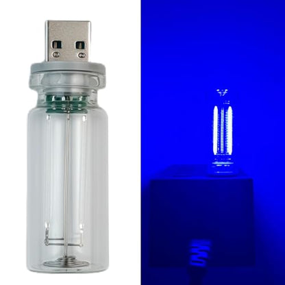 Dimmable Blue USB Touch Control Led Lights for Car (blue)
