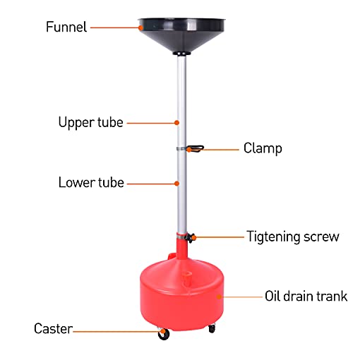 AAIN AA045 8 Gallon Portable Waste Oil Drain (8 gallon)