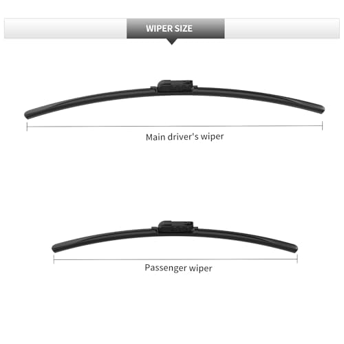 Front Windshield Wiper Blades for BMW X6 2020 (For BMW X6 / 2020-2026)