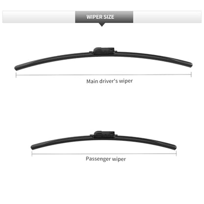 Front Windshield Wiper Blades for BMW X6 2020 (For BMW X6 / 2020-2026)