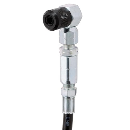90 Degree Grease Gun Coupler (Threaded Inlet)