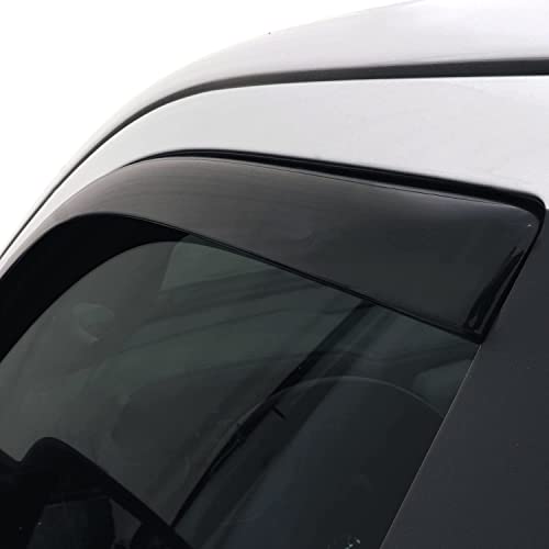 Window Visors UV Protection Rain Guards for 1991 (91-01 Explorer/Sport Trac/Mountaineer (Dark Smoke))