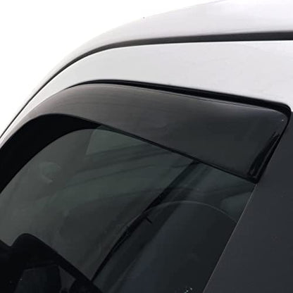 Window Visors UV Protection Rain Guards for 1991 (91-01 Explorer/Sport Trac/Mountaineer (Dark Smoke))