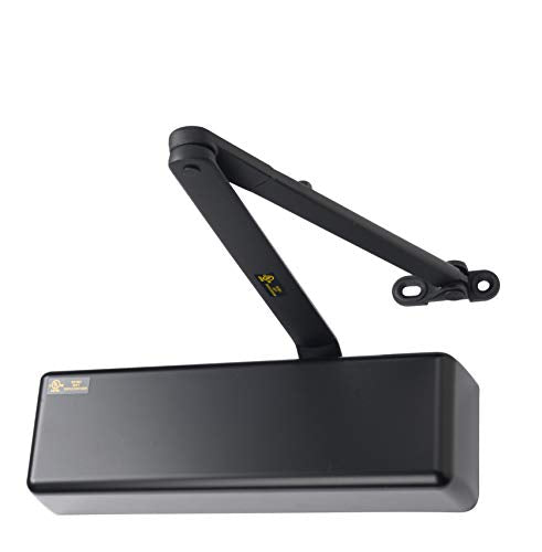 Extra Heavy Duty Door Closer Commercial Grade 1 (1 Pack / Matte Black (US19))
