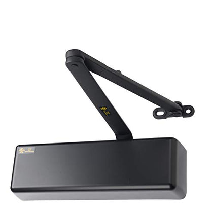 Extra Heavy Duty Door Closer Commercial Grade 1 (1 Pack / Matte Black (US19))