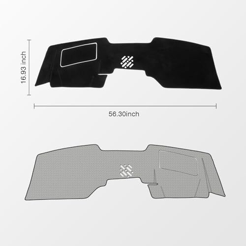 Black Dash Cover for Mazda CX (CX-90 24-26(Black))