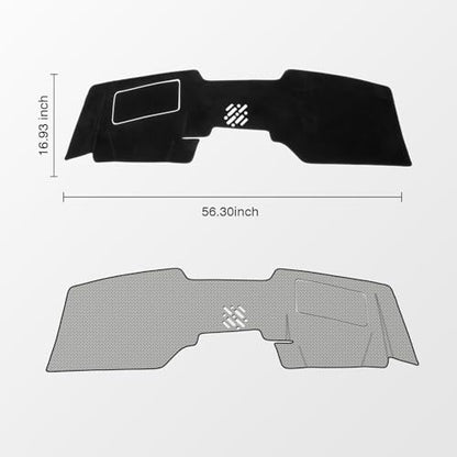 Black Dash Cover for Mazda CX (CX-90 24-26(Black))