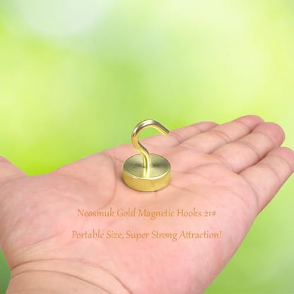 Magnetic Hooks Steel Tube Design for Cruise (Gold / 40lb Magnetic Hooks)