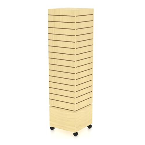 Rotating Slatwall Display Rack (Maple)