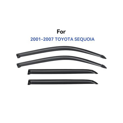 Window Visors Rain Guards for 2001 (2001-2007 Toyota Sequoia)