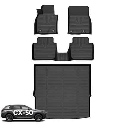 Floor Mats & Cargo Liner for Mazda CX50 2023 (BLACK)