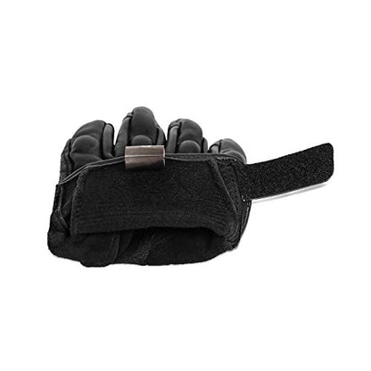 Full Finger Goat Skin Leather Touch Screen Motorcycle Gloves Men S (Non-Perforated / Large)