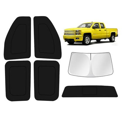 Car Window Shades for Chevrolet Silverado 1500 2014 (FOR | Silverado 2014-2019 (6pcs))