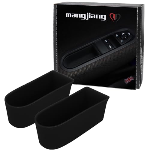 Car Door Handle Slot Cover Organizer Tray Mat Scratch (Black / Door Handle Slot)