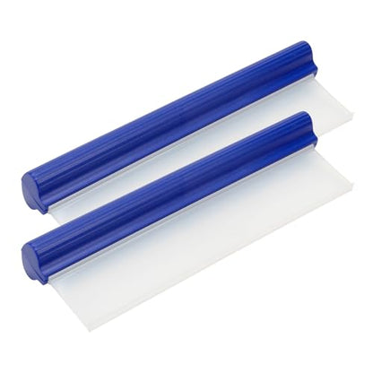 2 Pack 12inch car Squeegee (Blue-2p)