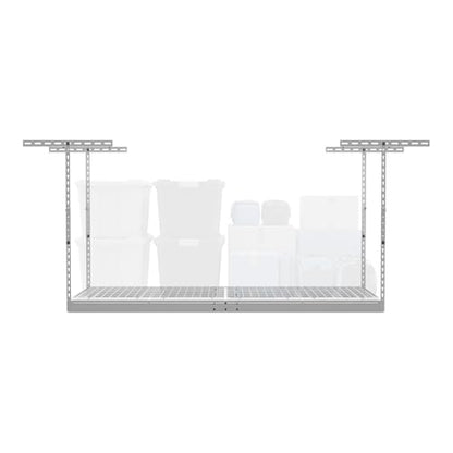 MonsterRax 3x6 Overhead Garage Storage Rack (White / 12"-21")