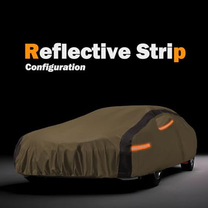 Car Cover Waterproof All Weather Compatible with Dodge Challenger SXT (A Compatible with Dodge challenger)