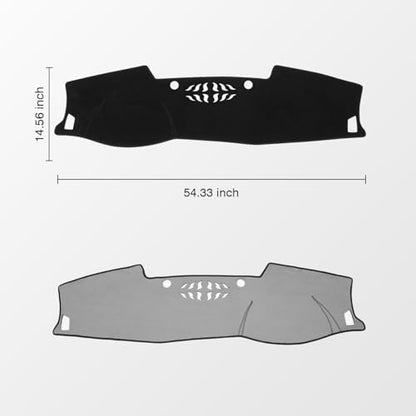 Black Dash Cover for Kia Seltos 2021 2022 2023 (Seltos 21-23(black))