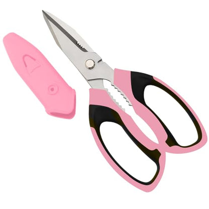 Utility Scissors All Purpose heavy duty 8 (Pink)