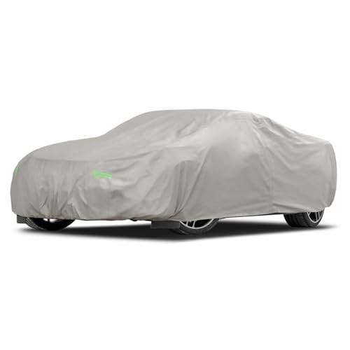 Waterproof Car Cover Fit for Corvette C4 C5 C6 C7 C8 1980 (Khaki / Custom Fit for Chevrolet Corvette)
