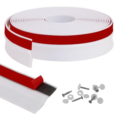 Garage Door Top and Sides Seal Strip (32.8 FT / White)