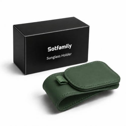 Magnetic Sunglass Holder for Car Visor (Grass Green)