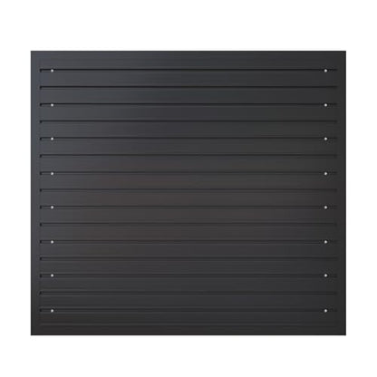Slatwall Panel Wall Storage Systems (4x4ft / Black)