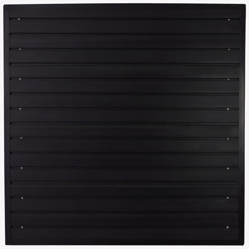 Slat Wall Paneling Garage Wall Organizer (Black / 4x4ft)