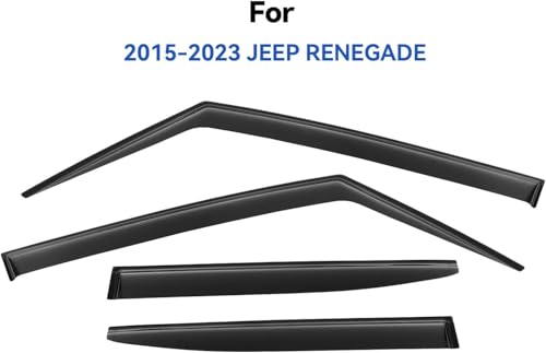 Window Visors Rain Guards for 2015 (2015-2024 Jeep Renegade)