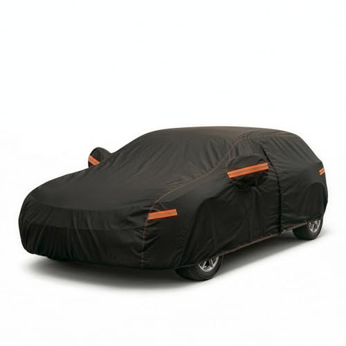 6 Layer Heavy Duty Hatchback Car Cover Waterproof All Weather S1 (2-S1 Fit SUV/Hatchback, Length up to 178 inch)