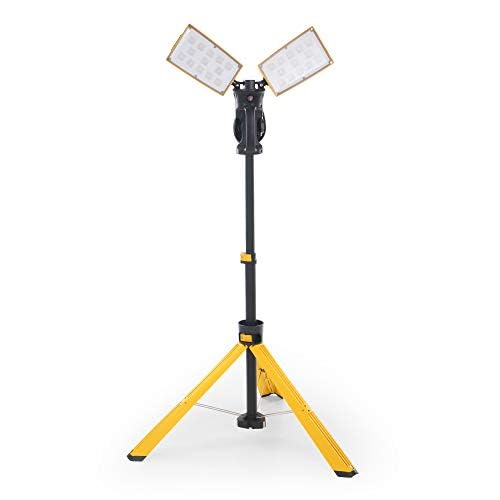 Upgraded 5000K 15000 LM 105 W LED Work Light with Telescoping Tripod (Pro-15000LM)