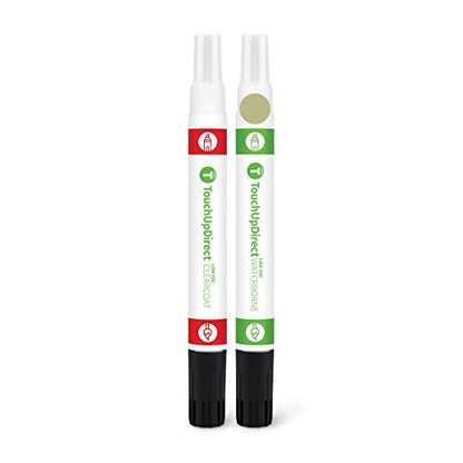 4T8 Sandy Beach Metallic Compatible with Toyota Exact Match Touch Up Paint Combo (Combo - Essential Kit / Sandy Beach Metallic)