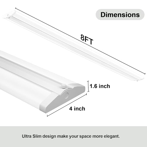 8FT LED Shop Light (6000K / 8FT)