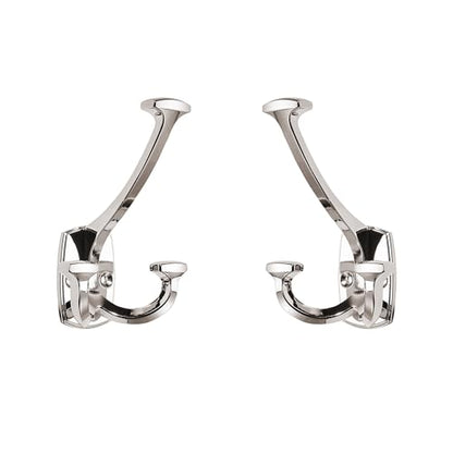 Large Wall Double (Polished Nickel / 1 Inch(23mm)Hole Center)