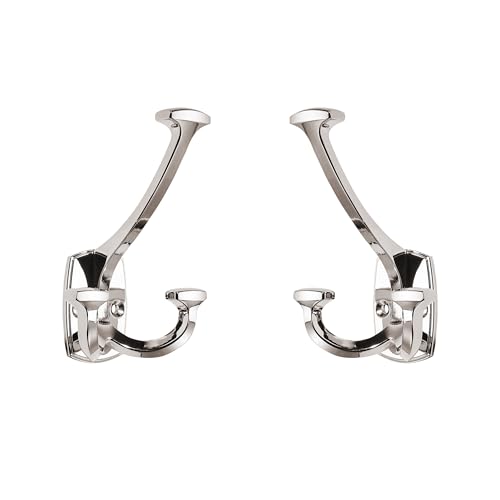 Large Wall Double (Polished Nickel / 1 Inch(23mm)Hole Center)