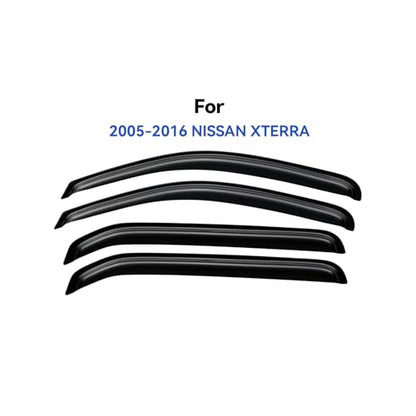 Window Visors Rain Guards for 2005 (2005-2016 Nissan Xterra)