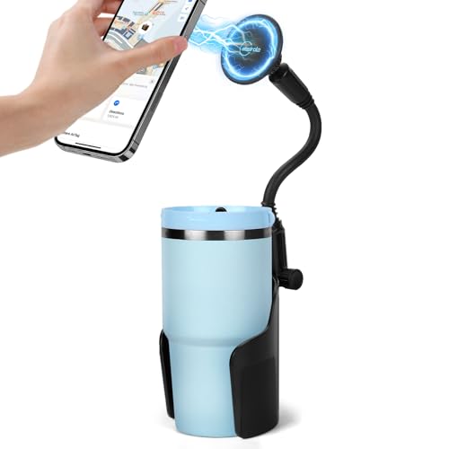 Cup Holder Phone Holder for Car (Blue)