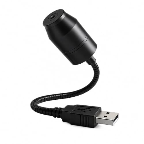 2PCS USB Car LED Interior Lights (Black)