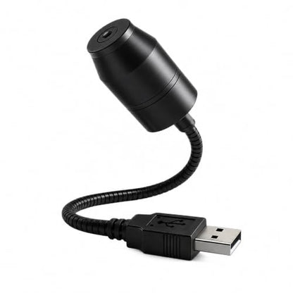 2PCS USB Car LED Interior Lights (Black)