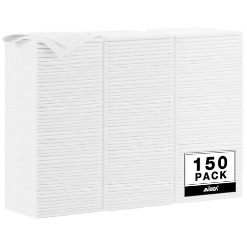 White Microfiber Cleaning Cloth 150PK (White / 150PK)