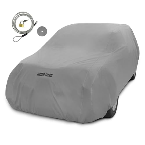 4-Layer 4-Season Auto (Waterproof Outdoor UV Protection for Heavy Duty Use Full Car Cover for Vans, Suvs, Crossovers up to 200") (200" (L) x 77" (W) x 60"(H))