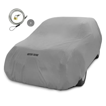 4-Layer 4-Season Auto (Waterproof Outdoor UV Protection for Heavy Duty Use Full Car Cover for Vans, Suvs, Crossovers up to 200") (200" (L) x 77" (W) x 60"(H))