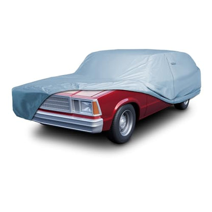 Car Cover Waterproof All Weather for 1978 (Sky Gray / 32. Malibu Wagon 1978-1983)