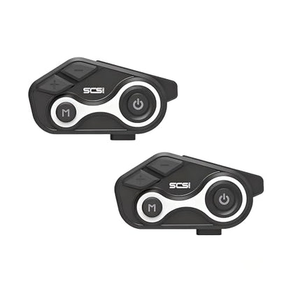 Motorcycle Bluetooth Intercom 1000m 2 Riders Motorbike Helmet Communication System Headset Universal Wireless Interphone