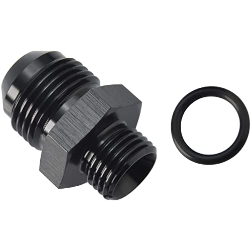 8AN Male Flare to 6AN ORB O (8AN to 6AN ORB / Black - 1PC)