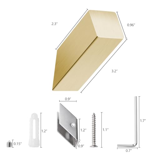Gold Towel Hooks (Gold / 4 Pack)