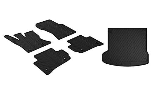 Rubber Mat & Liner Set for Land Rover Range Rover Velar 2018 (Floor Mat / Black)